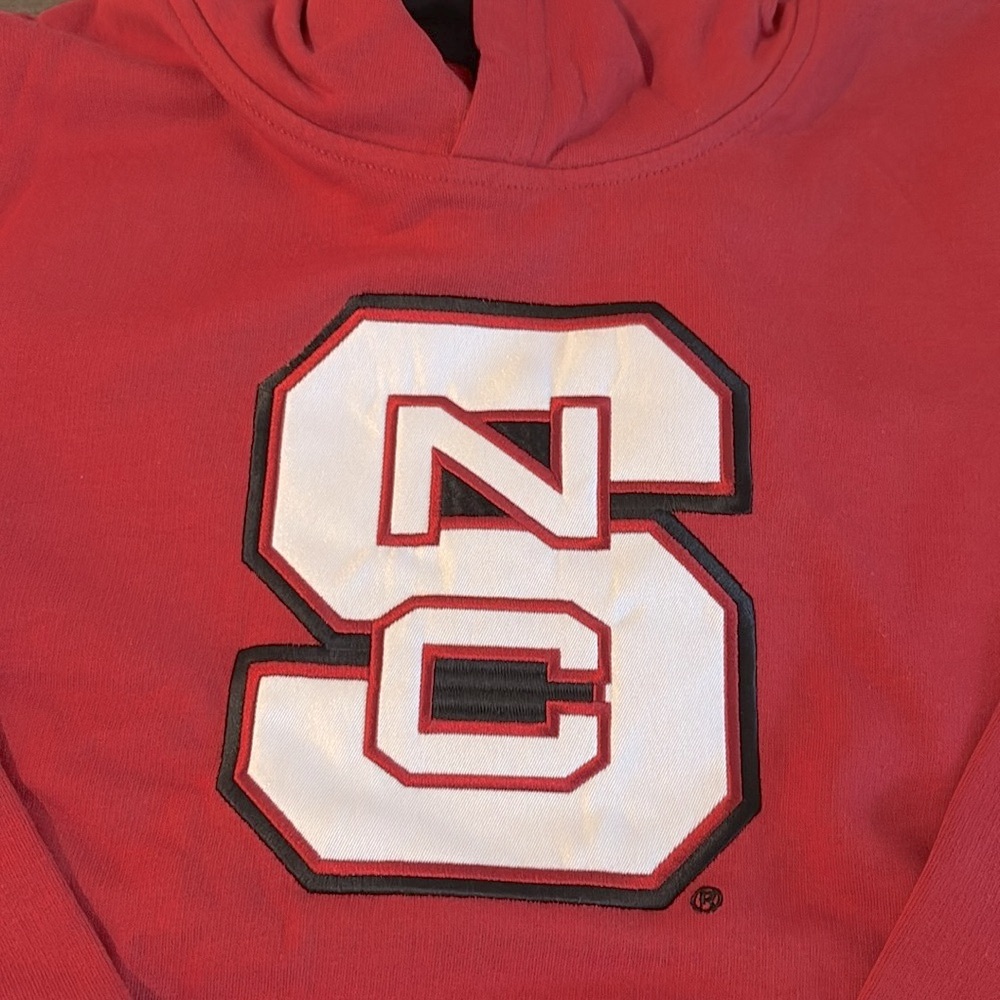 NWT [Gen2] NC State Wolfpack NCAA Fleece Hooded Team Sweatshirt Youth Sz L 14/16 - Picture 4 of 9